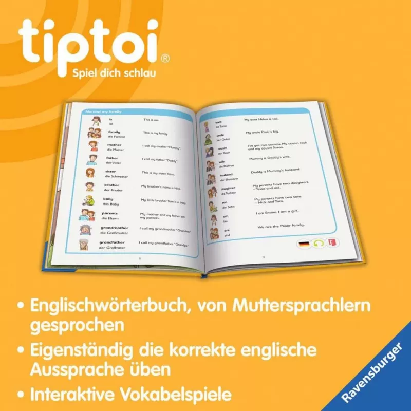 tiptoi Dizionario di inglese per la scuola primaria, libro didattico