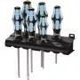 Set di cacciaviti Wera 3334/3355/6. Acciaio inossidabile + supporto