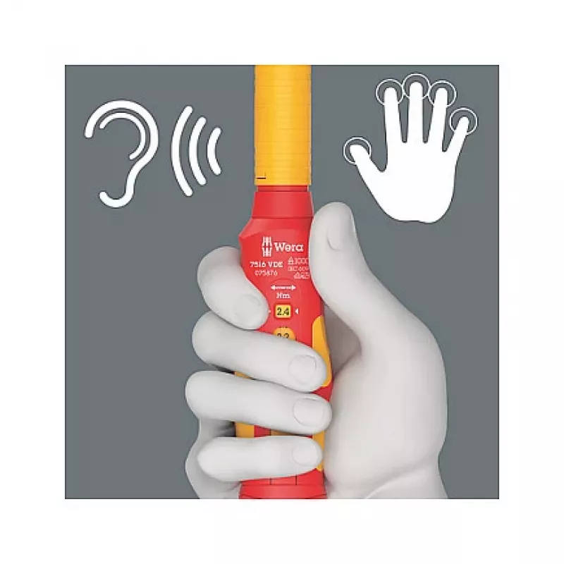 Chiave dinamometrica Wera 05075876001 meccanica 2,4 - 4 N⋅m