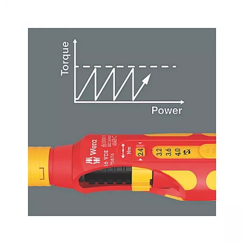 Chiave dinamometrica Wera 05075876001 meccanica 2,4 - 4 N⋅m