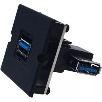 Bachmann 917.122 - USB A - USB 3.2 Gen 1 (3.1 Gen 1) - nero