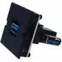 Bachmann 917.122 - USB A - USB 3.2 Gen 1 (3.1 Gen 1) - nero