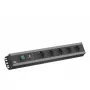 Prolunga elettrica Bachmann 300.030 2 m 5 presa/e AC acciaio inossidabile