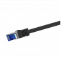 LogiLink C6A023S cavo di rete nero 0,5 m Cat6a S/FTP (S-STP) (C6A023S)