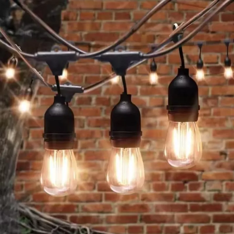 Extralink Ghirlanda di luci da giardino, 15 m, 15 lampadine (EX.27696)