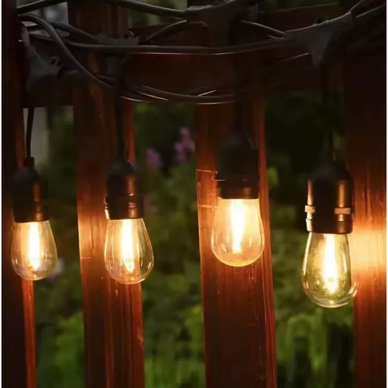 Extralink Ghirlanda di luci da giardino, 15 m, 15 lampadine (EX.27696)