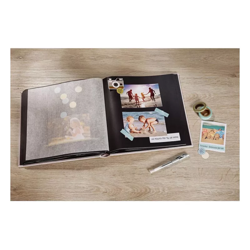 Album fotografico Walther Design Fun nero 100 fogli L