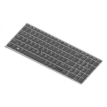 HP - tastiera di ricambio per notebook - retroilluminata - tedesca - per EliteBook 755 G5 (L14366-041)