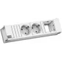 Ciabatta Bachmann CONI 2xCEE7/3 912.701 — ciabatta da tavolo con 2 prese CEE7/3