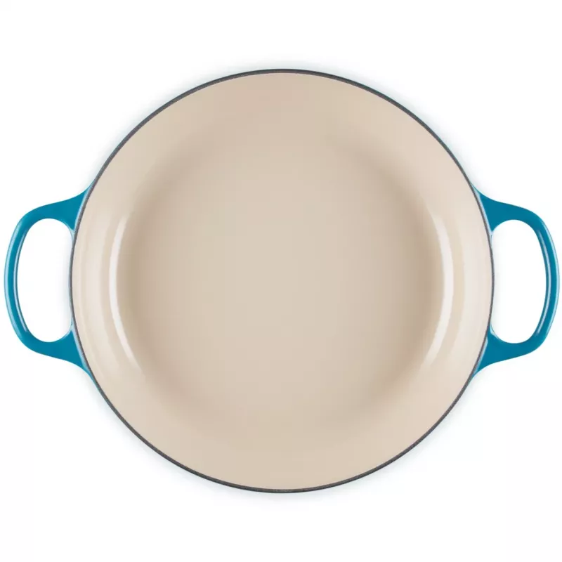 Le Creuset Signature padella bassa rotonda per brasare 30 cm Deep Teal (21180306422430)