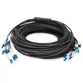 Digitus cavo breakout universale in fibra ottica preassemblato Singlemode OS2 12 fibre LC/UPC - LC/UPC 150m