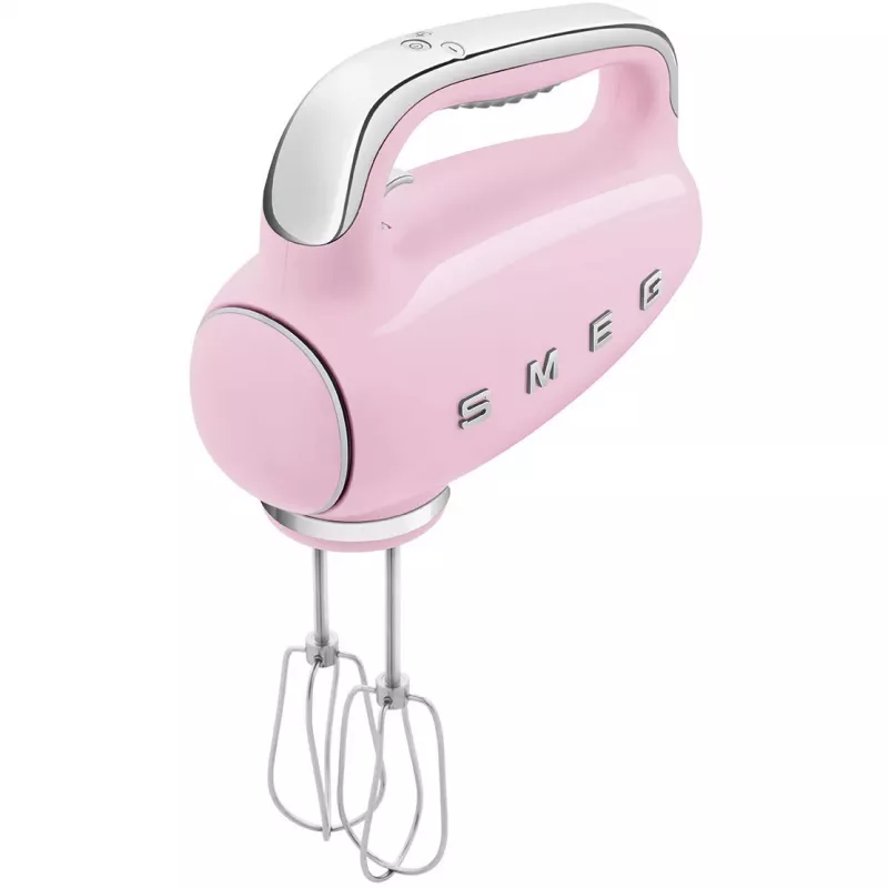 Smeg HMF01PKEU frullatore a mano in stile retrò anni '50 rosa