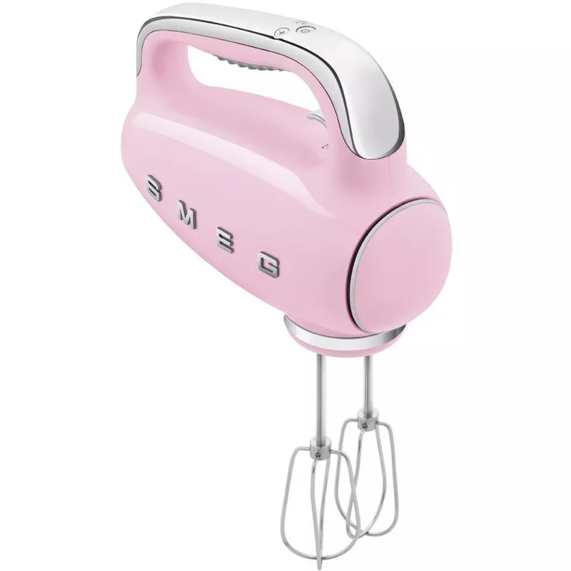 Smeg HMF01PKEU frullatore a mano in stile retrò anni '50 rosa
