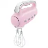 Smeg HMF01PKEU frullatore a mano in stile retrò anni '50 rosa
