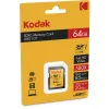 Kodak SDXC Premium Scheda di memoria, 64 GB, UHS-I U1 V10, Class 10 (EKMSD64GXC10K)