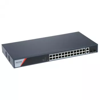 Hikvision DS-3E1528HP-SI-24P2T2F Switch PoE gestito, 24 porte + 2 SFP