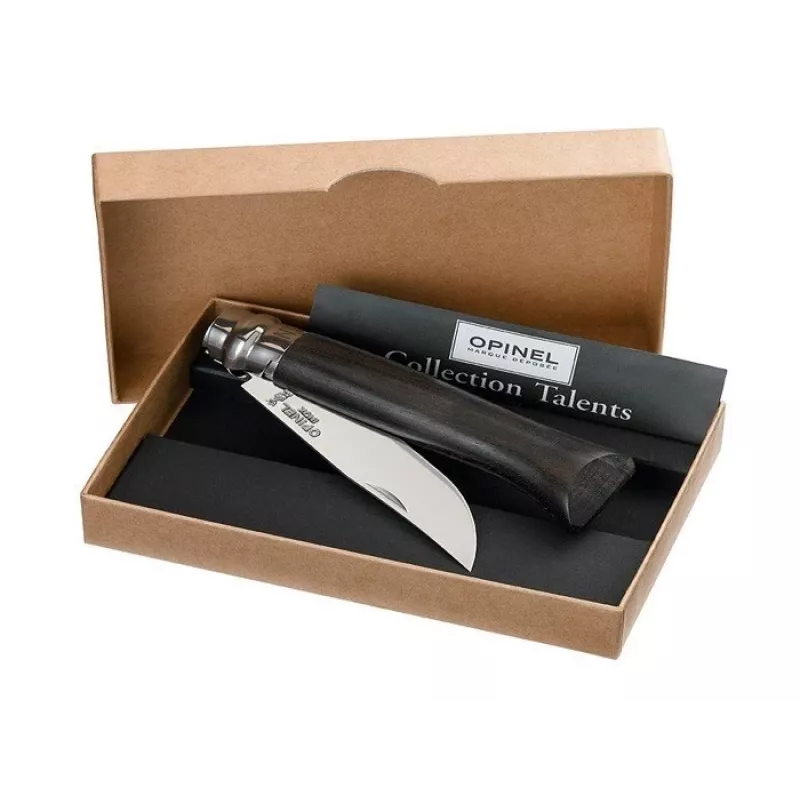 Coltello pieghevole Opinel N°08 Collector nero lunghezza lama 8,5 cm