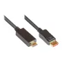 Adattatore cavo video Alcasa DP14-HDMI10 10m DisplayPort a HDMI nero