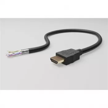Goobay cavo HDMI 2.0 angolare 90° con Ethernet 4K 60Hz 5 m nero