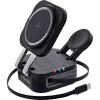 Caricatore wireless da interno InLine 33392T per cuffie, headset, smartphone e smartwatch – alimentazione USB 9/12 V, nero
