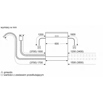 Lavastoviglie da incasso Bosch Serie6 SMD6ECX21E — Lavastoviglie da incasso Bosch Serie6, modello SMD6ECX21E