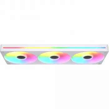 COUGAR Unity360-FB ventola ARGB PWM reversed single-frame 360mm, 120mm x3, 700–1600 RPM, FDB, bianca
