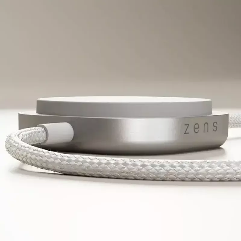 Cavo USB-C-C Zens Pro 2 – USB‑C a USB‑C, bianco