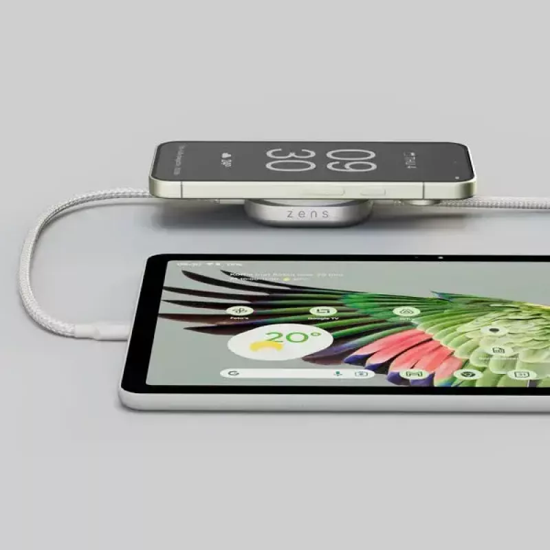 Cavo USB-C-C Zens Pro 2 – USB‑C a USB‑C, bianco