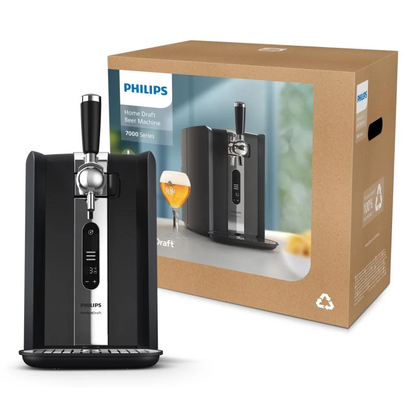 Spillatore di birra Philips HD3770/90 PerfectDraft, nero, compatibile con fusti da 6 litri