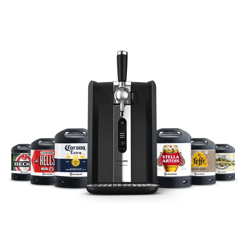 Spillatore di birra Philips HD3770/90 PerfectDraft, nero, compatibile con fusti da 6 litri