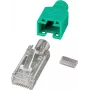 EFB Elektronik connettore maschio RJ45 STP TM11 verde 100 pezzi 3 elementi Cat - set cavo/adattatore - rete