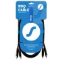SSQ RCARCA2 SS-1432 cavo 2x RCA - 2x RCA 2 m nero