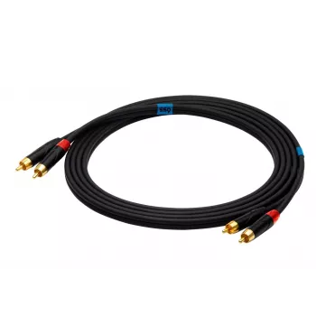 SSQ RCARCA2 SS-1432 cavo 2x RCA - 2x RCA 2 m nero
