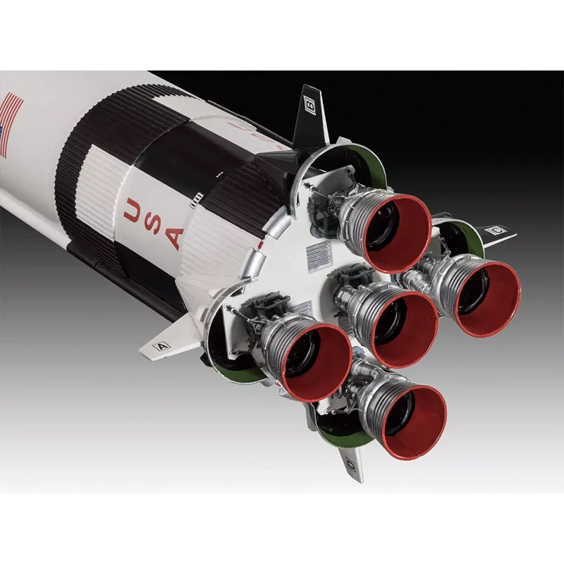 Modello in plastica sbarco lunare 1/96 Apollo 11 Saturn V