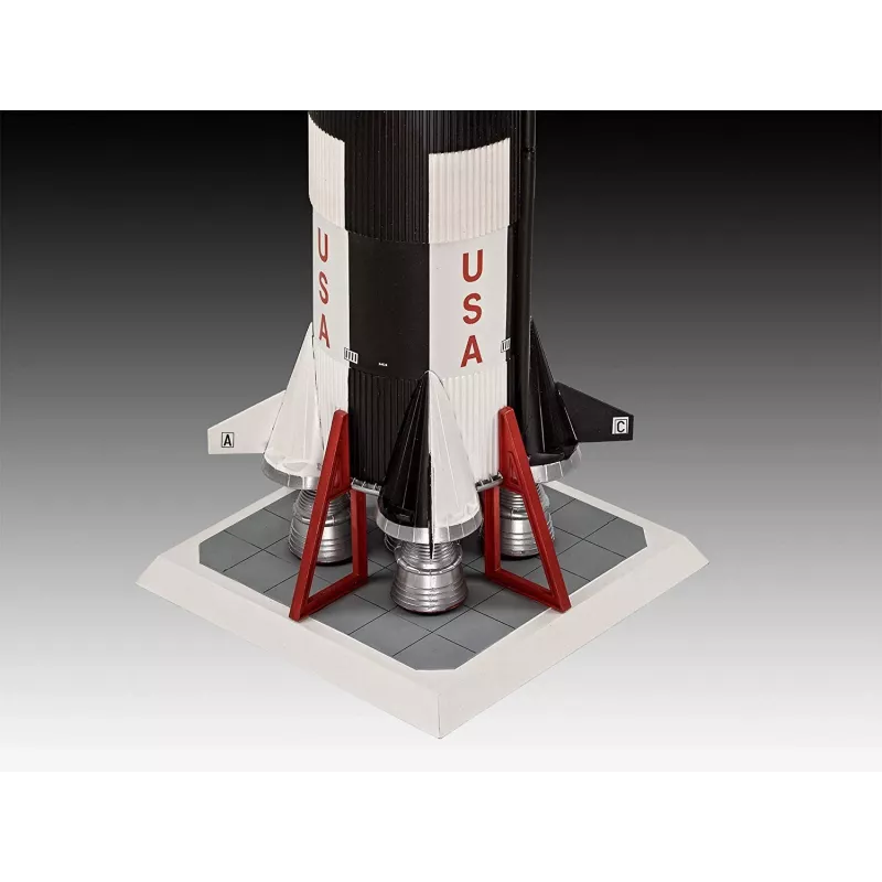 Modello in plastica sbarco lunare 1/96 Apollo 11 Saturn V