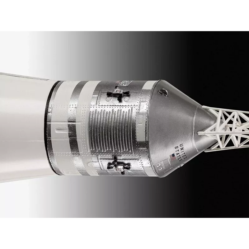 Modello in plastica sbarco lunare 1/96 Apollo 11 Saturn V