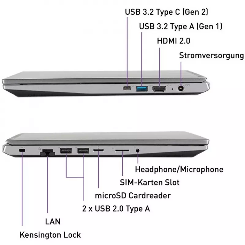 TERRA MOBILE 1500P R5-7430U W11P - Layout tastiera possibilmente tedesco