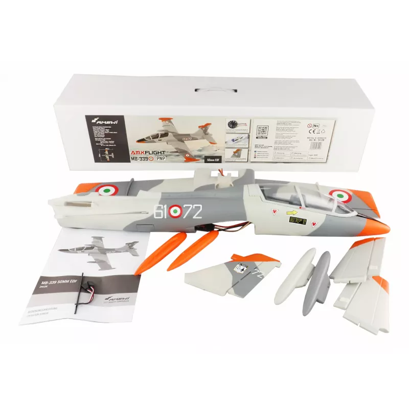 Aereo RC Amewi MB-339 motore elettrico modello, età consigliata 14+, peso 0,5 kg