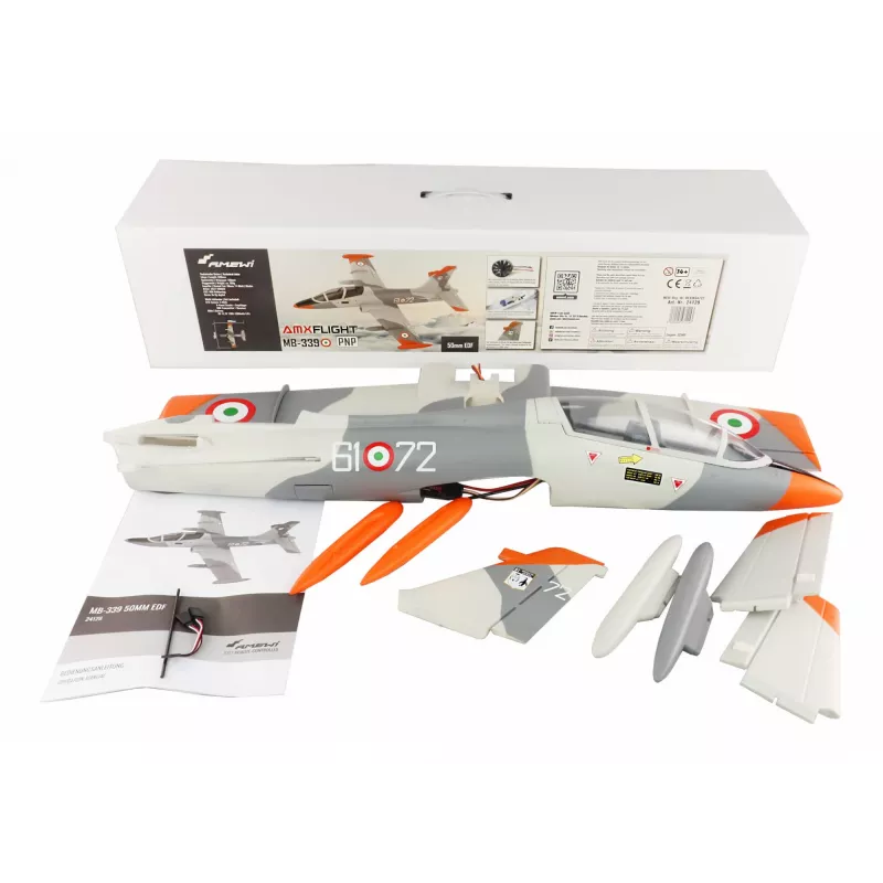 Aereo RC Amewi MB-339 motore elettrico modello, età consigliata 14+, peso 0,5 kg