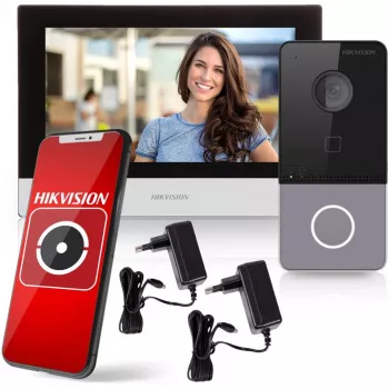 Videocitofono Hikvision DS-KIS603-P(C)/EU 2 MP 7 pollici LCD
