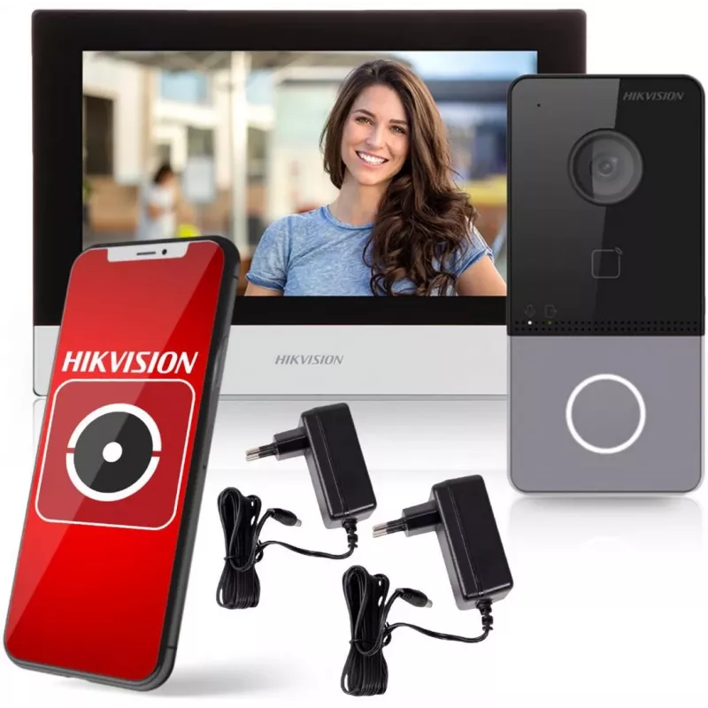 Videocitofono Hikvision DS-KIS603-P(C)/EU 2 MP 7 pollici LCD