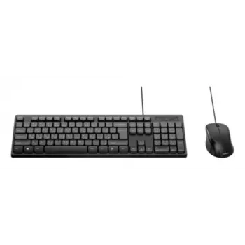 Set tastiera e mouse con filo Belkin BBZ014DE — layout tedesco, USB-A, tastiera full-size, mouse 1200 CPI