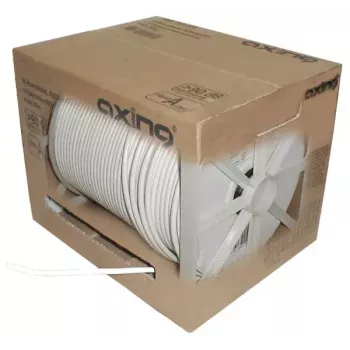Cavo coassiale Axing SKB09404 250 m bianco 6,6 mm
