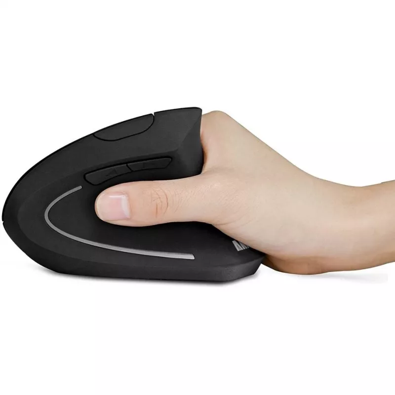 Anker Innovations Anker Vertical Ergonomic - mouse verticale - ottico - 5 tasti - wireless - 2.4 GHz - ricevitore wireless (USB) (A7852011)