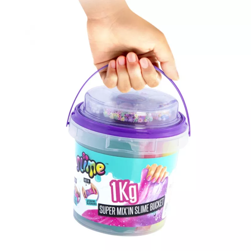 Slime Canal Toys Slime Super Bucket 1kg multicolore 6 anni
