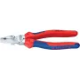 Pinza combinata ad alta leva Knipex l.180 mm, cromata, guaina multiuso