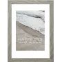 Hama Waves - vetro - pannelli MDF - grigio - cornice per foto singole - parete - 20 x 28 cm - rettangolare