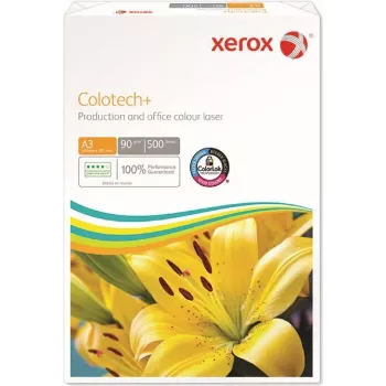 Xerox Colotech+ - molto liscia - non patinata - 100 micrometri - High White - A3 (297 x 420 mm) - 90 g/m² - 500 fogli carta digitale (confezione da 5) (00