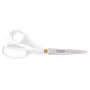 Fiskars F061200487 Forbici da ufficio/bricolage con taglio dritto – acciaio inox, bianco