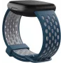 Fitbit FB174SBNVGYL - Cinturino - blu - grigio - Fitbit - Sense - Versa 3 - alluminio - silicone - acciaio inox